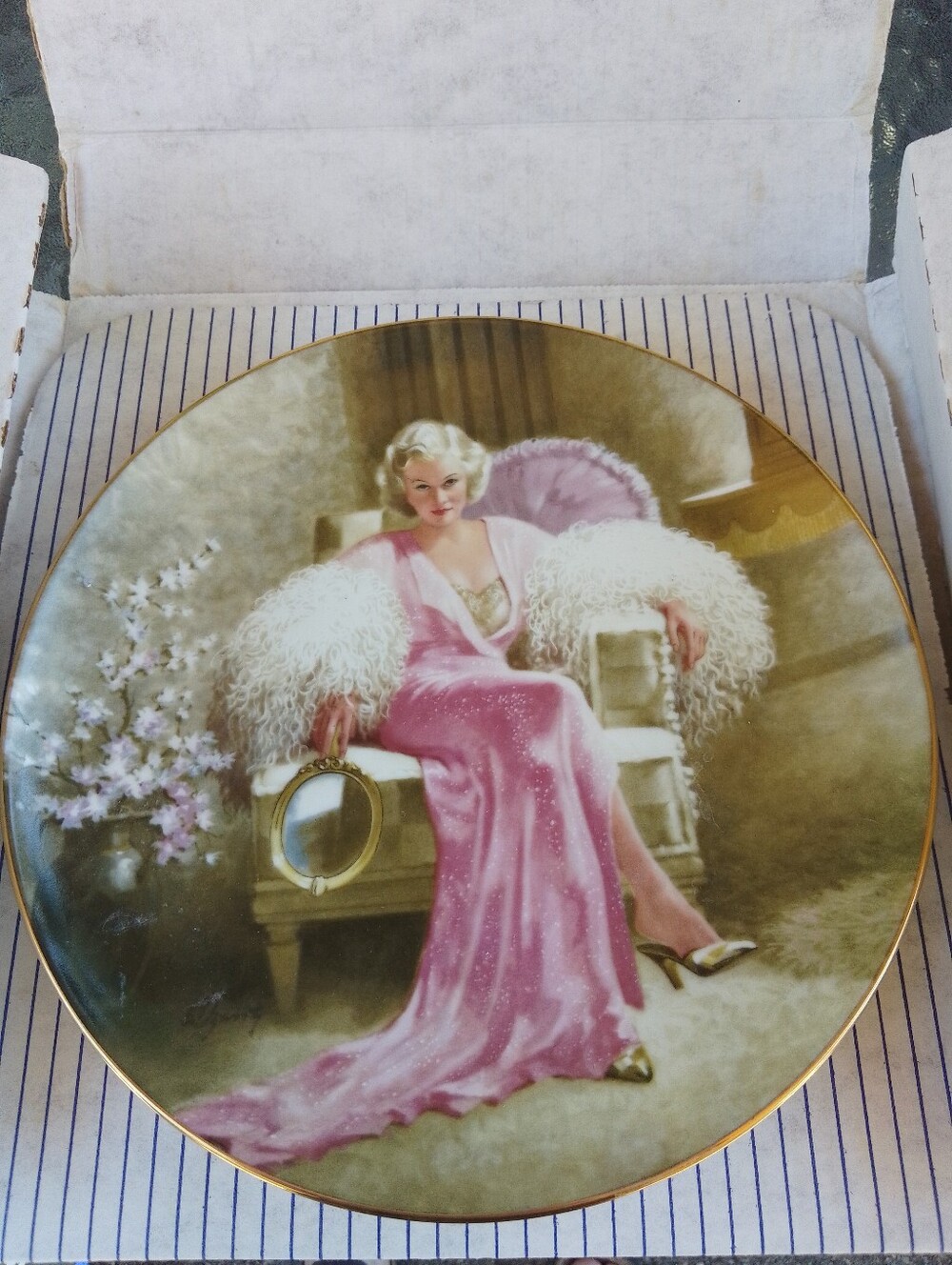 Hollywoods Glamour Girls Plate